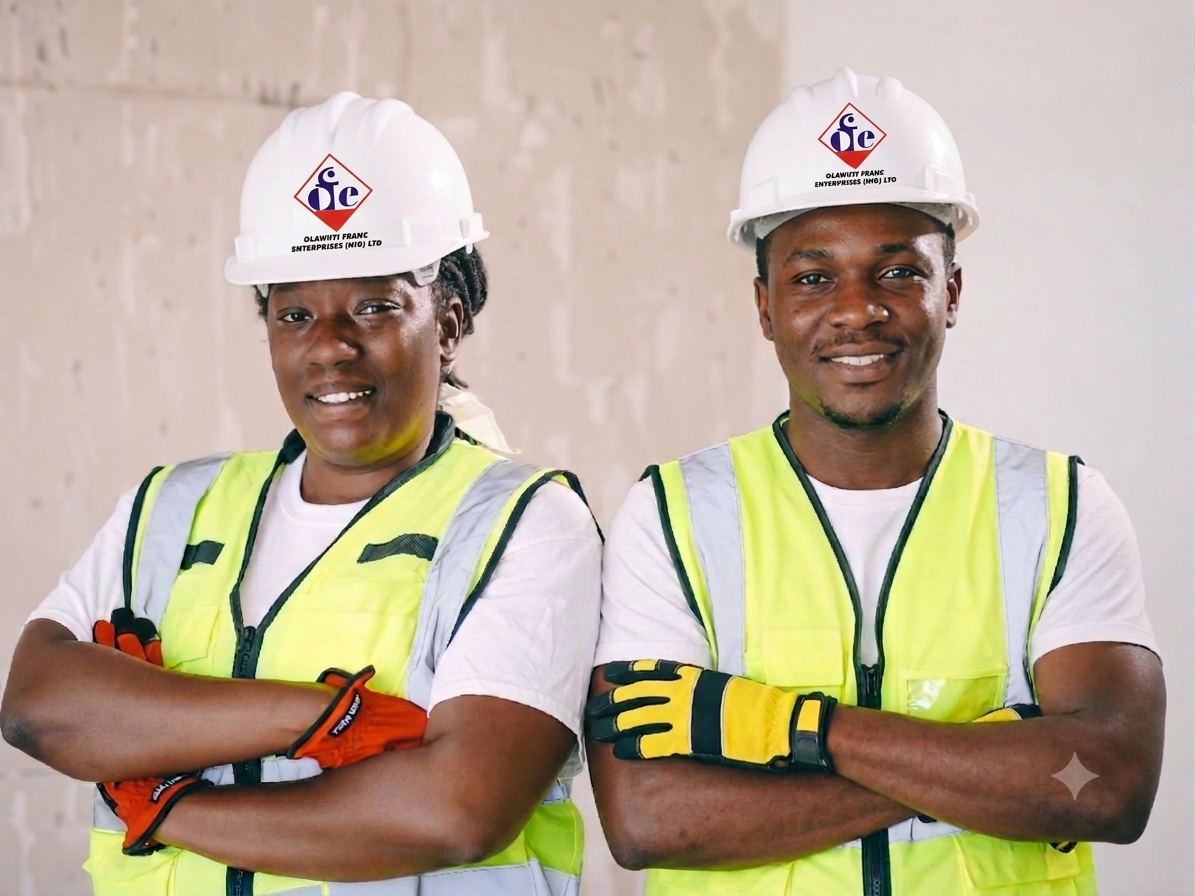 Olawuyi Franc Engineer on site