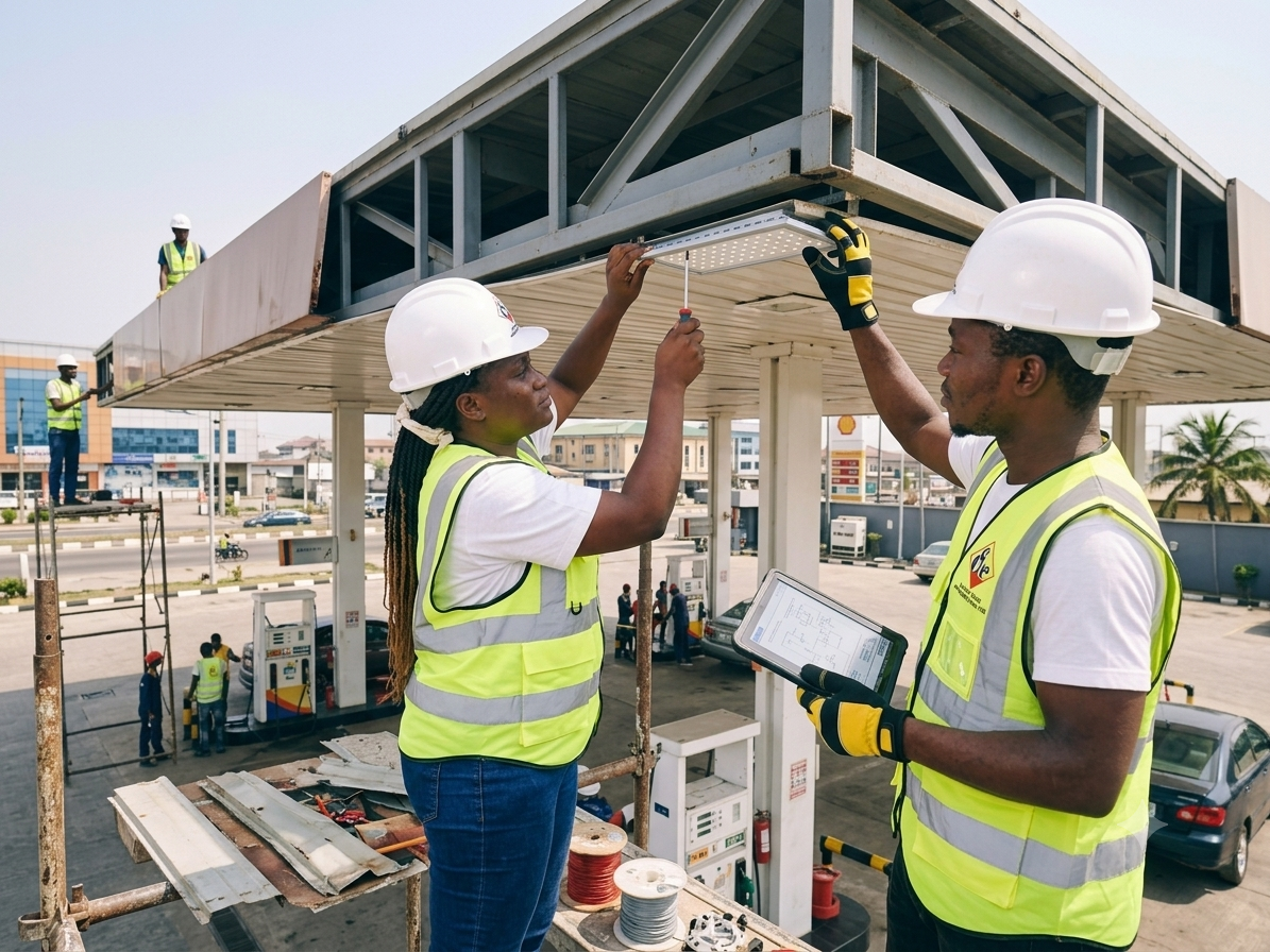 Infrastructure modification work