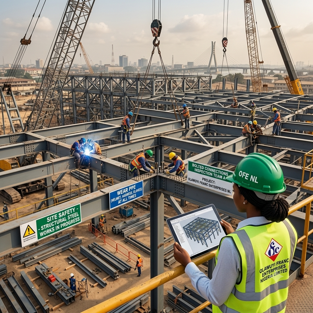 Structural steel work